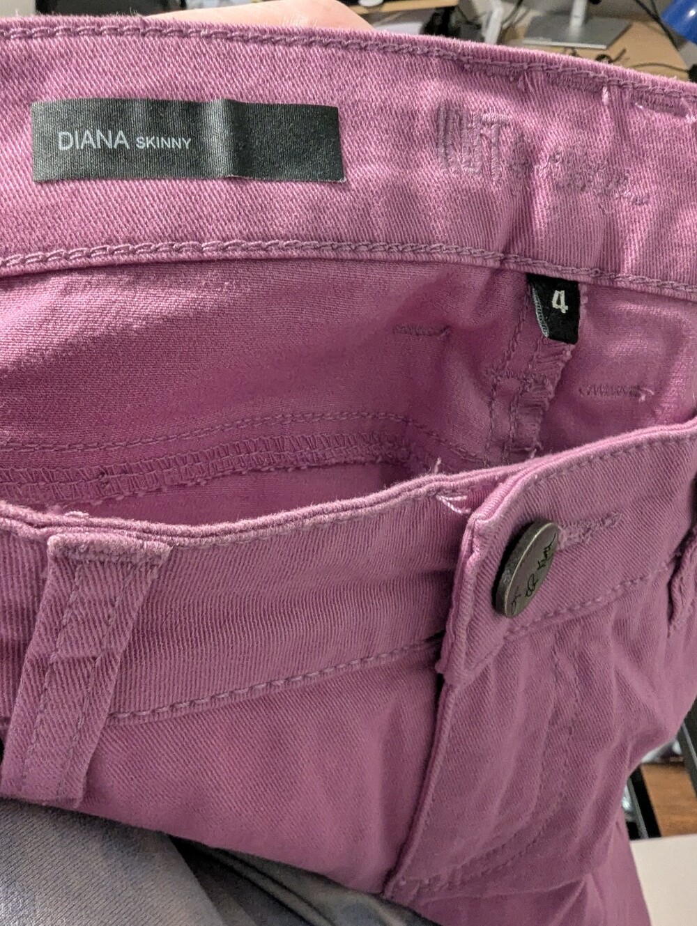 Kut From The Kloth,Diana Skinny, Purple, Size 4 - Picture 3 of 3